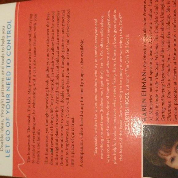 Let It Go book by Karen Ehman - Picture 2 of 3